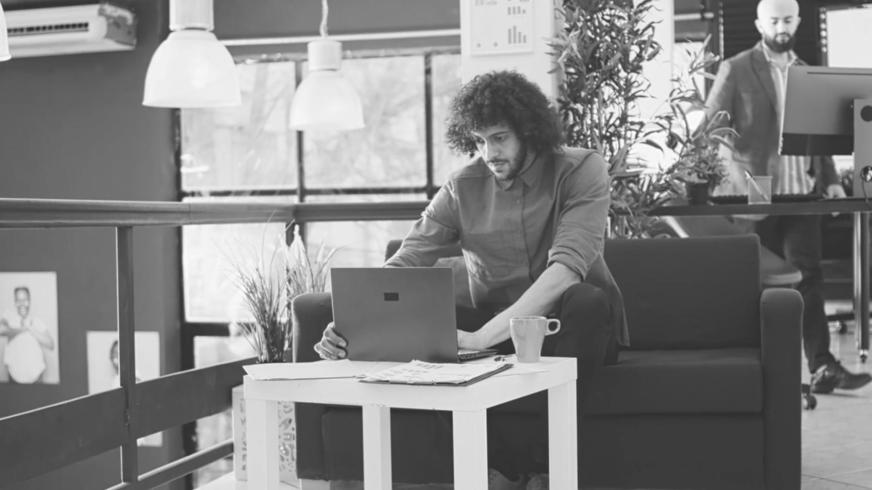 Students collaborating on investment analysis projects